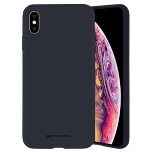 Goospery Mercury Granatowe Silikonowe Etui do Samsung Galaxy S23 - Mercury