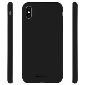 Husă silicon neagră Mercury Goospery pentru Samsung Galaxy A14 5G, vedere completă - Mercury