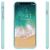 Mercury Soft menta iPhone 15 Pro tok, három nézet: elöl, bal, jobb
