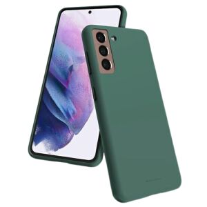 Zielone silikonowe etui Mercury Goospery do iPhone 15 Plus - Mercury