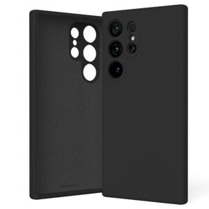 Czarne silikonowe etui Mercury Goospery do Samsung Galaxy S24 Ultra - Mercury