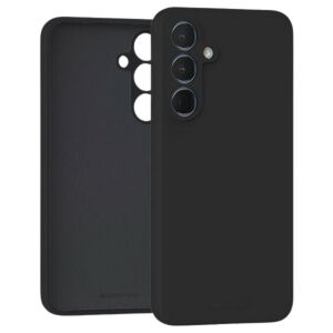 Mercury Goospery Schwarze Silikonhülle für Samsung Galaxy A55 - Handyhüllen