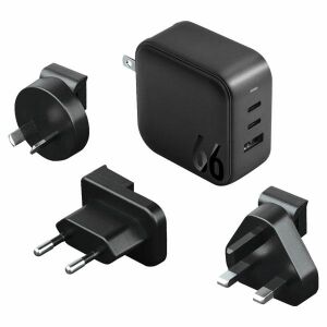 Energea GAN66 66W utazó adapter US, EU, UK, AU csatlakozókkal - Energea