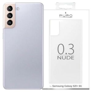 Puro Nude 0.3 przezroczyste etui do Samsung Galaxy S21+ z opakowaniem - Puro Kontakty telefoniczne
