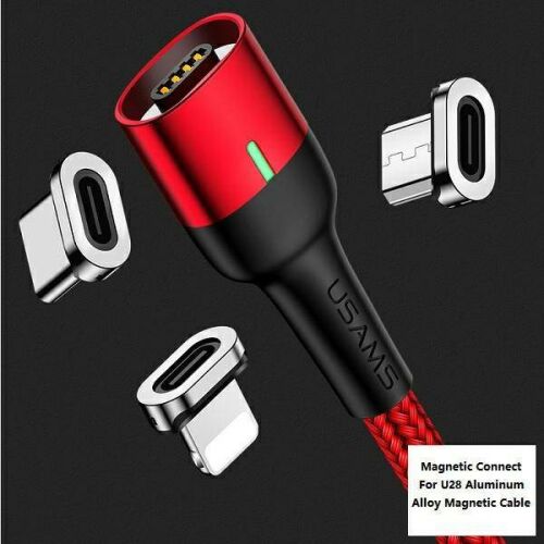 USAMS Adapter magnetyczny U28 Lightning bulk srebrny/silver SJ325LNTA 140767329