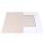 Victoria Office A4 Three-Flap Folder, white, 25 pack, open