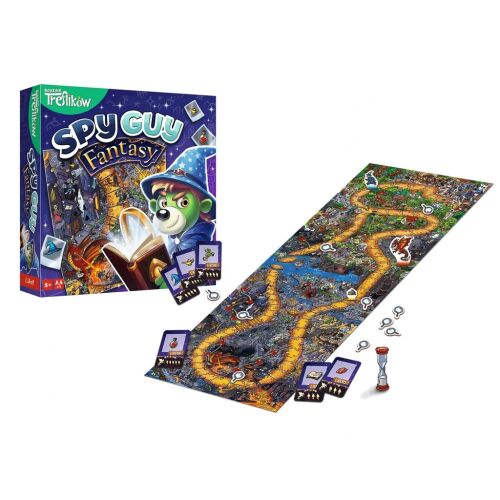 Trefl Spy Guy Fantasy Brettspiel mit Spielbrett und Schachtel
