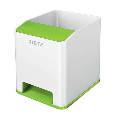 Leitz Wow green and white desk organizer