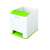 Leitz Wow green and white desk organizer