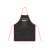 Black grill apron for kids with red trim, featuring the text 'Trust me, I'm Daddy's Little Helper'