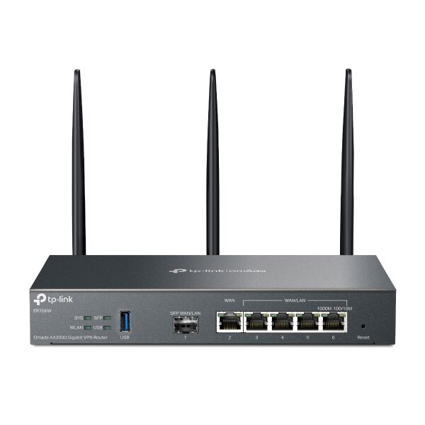 TP-Link Router WiFi AX3000 - ER706W VPN (2402Mbps 5GHz + 574Mbps...