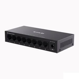 Vizualizare unghiulară a switch-ului Tenda TEG2208D 8-Port Gigabit Ethernet Smart Managed - Switch-uri