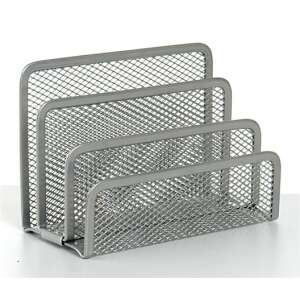 Letter tray with metal mesh, VICTORIA OFFICE, silver