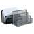 VICTORIA OFFICE silver mesh letter tray, desk organizer for office and home