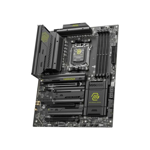 Felülnézet az MSI MAG X870E TOMAHAWK WIFI Alaplapról - Alaplap