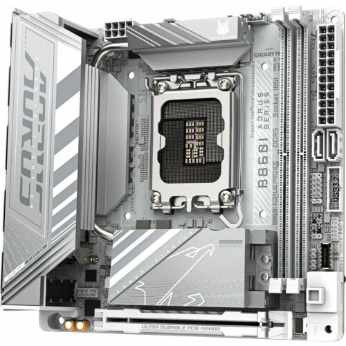 Placa de baza GIGABYTE B860I AORUS PRO ICE, AMD B860, LGA 1851, DDR5, mITX (B860I AORUS PRO ICE) 127286784