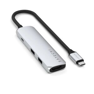 Satechi ST-P4SS hálózati csatlakozó USB C-típus 10000 Mbit/s Ezüst 127287280 - Satechi