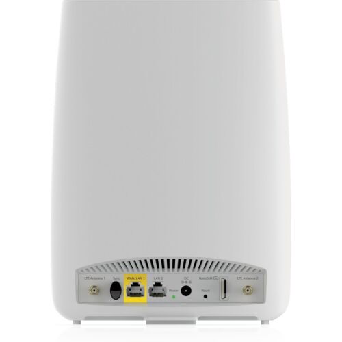 NETGEAR LBR20 4G LTE WiFi Router hátulnézet portokkal - Wi-Fi router