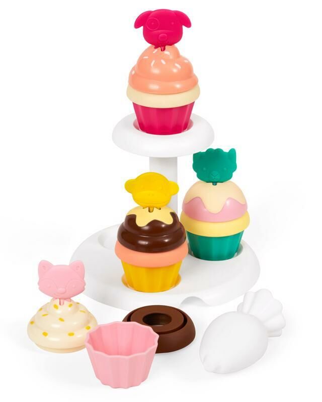 SKIP HOP Zoo halmozható Cupcakes változó színekkel 3é+