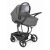 CAM Taski Sport stroller, grey bassinet pram for newborns