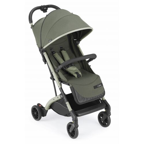 Cam Compass 2.0 stroller in green, lightweight and compact, suitable for newborns to 4 years old