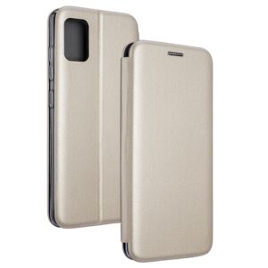 Beline Book Mágneses Tok Borítása Samsung A20S A207 Gold Készülékhez 127300755 - Beline