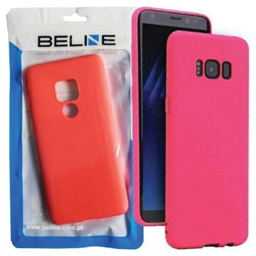Beline Candy Realme 7 rózsaszín tok csomagolással és telefonnal - Beline