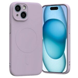Etui Mercury MagSafe Silikonowe Fioletowe do iPhone 15 Plus - Mercury