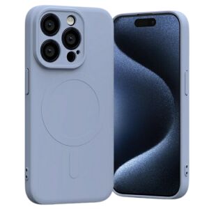 Mercury MagSafe Lavendel Silikonhülle für iPhone 15 Pro 6.1 Zoll - Mercury