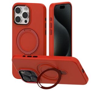 Mercury MagSafe Állvány Szilikon Tok iPhone 15 Pro Max 6.7 hüvelykhez - Piros - Mercury Telefontok