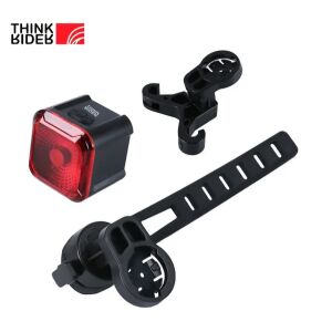 LED задна светлина за велосипед, Thinkrider ESLNF-0120, интелигентен спирачен сензор, водоустойчив IPX6, акумулаторна