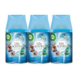 Air Wick Freshmatic Turquoise Oasis Nachfüller, 3er-Pack, automatischer Lufterfrischer - Automatischer Lufterfrischer