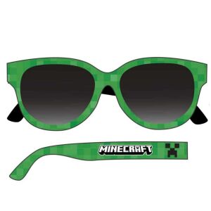 Pixelové zelené slnečné okuliare Minecraft, okuliare s UV ochranou pre deti - Bábätká & Batoľatá