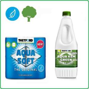 Aqua Kem Green Eco Soft lebontószer zárt szobai vagy darálós WC-hez