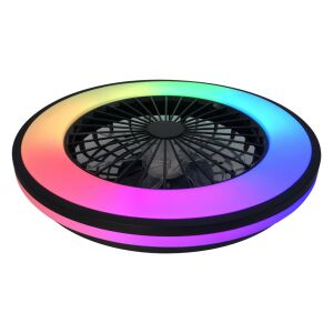 Kanlux PLAVE LED CCT+RGB mennyezeti ventilátor színváltós világítással - Mennyezeti ventilátor