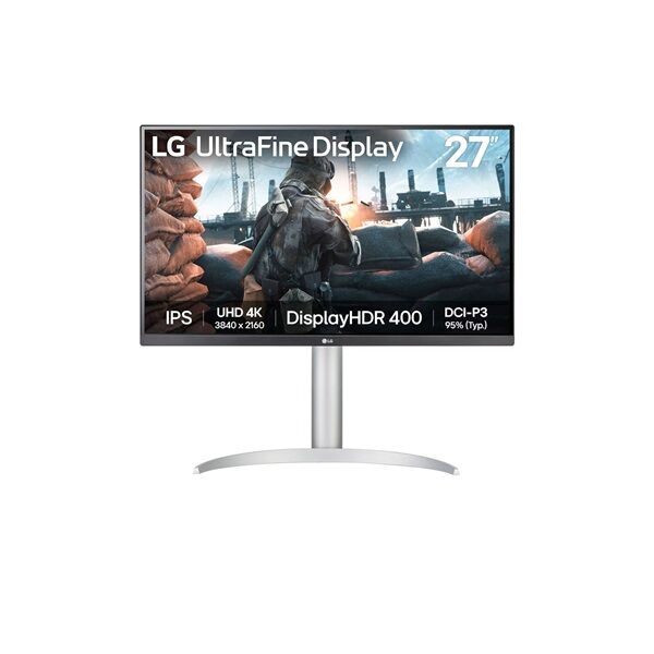 LG Monitor 27" - 27UP650K-W (IPS; 16:9; 4K 3840x2160; 5ms; 4...