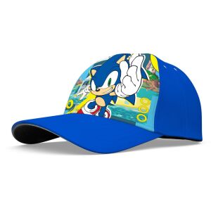 Czapka baseballowa Sonic the Hedgehog, niebieska, rozmiar dziecięcy - Sonic