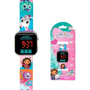 Detské digitálne LED hodinky Nickelodeon Gabby's Dollhouse, balené a vybalené - Móda&obliekanie