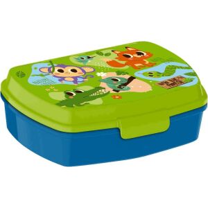 Pojemnik na kanapki Nickelodeon Zwierzęta Leśne, plastikowy pojemnik na lunch bez BPA dla dzieci - Pojemnik na żywność i napoje dla dzieci