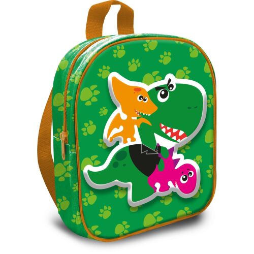 Nickelodeon Dinosaurusi 3D Predškolski ruksak, Zelena dječja torba s dinosaurima
