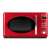 G3 Ferrari G10155 roter Mikrowellenherd, schräger Blick