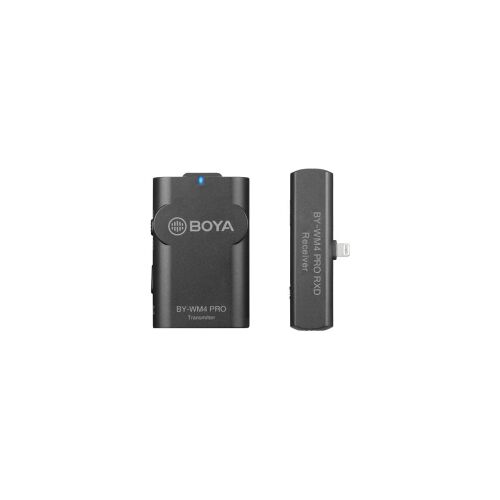 Sistem de microfoane wireless BOYA BY-WM4 PRO-K3 pentru iOS, include transmițător și receptor