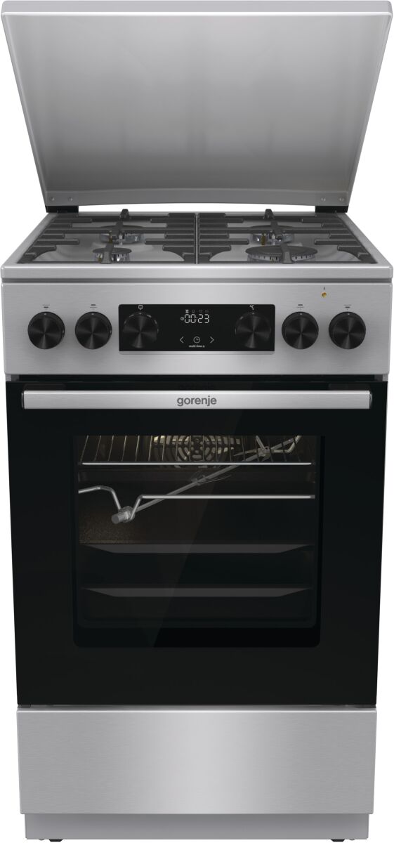 Gorenje GKS5C71XF Kombinált tűzhely, 70l, 4 főzőzóna, AirFry , Mu...