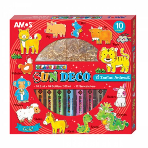 Amos üvegmatrica készlet 10x10,5ml + 12db Állat fényvarázs forma 127403656