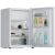Candy CNOQ2S58EW single door refrigerator interior with food and drinks