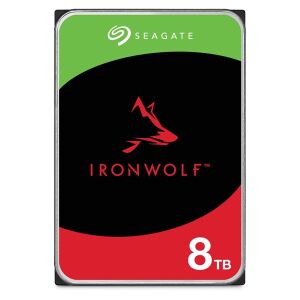 SEAGATE NAS HDD 8TB IronWolf 5400 rpm 6 Gb/s memorie cache SATA 256 MB de 3,5 inchi 127429144 - Seagate Hard disk-uri interne