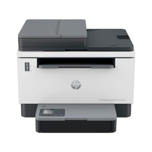 HP LaserJet Tank 2604sdw MFP printer, front view