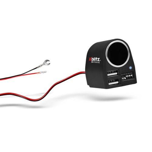 Xblitz R5 multifunkciós fekete autós gyorstöltő 127436033