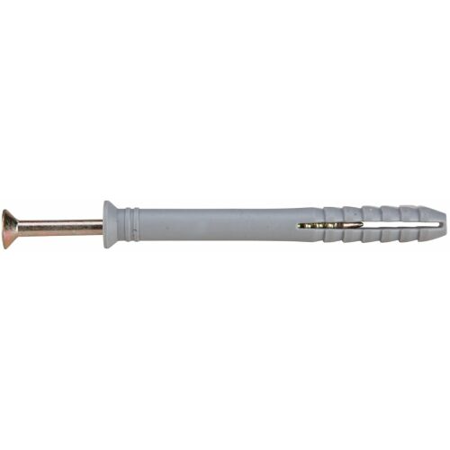Ütős Csavar Dübel 5mm x 45mm - Kalapácsos rögzítő csavarral - Tipli
