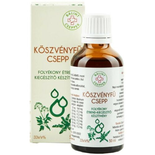 Bálint Cseppek Köszvényfű csepp, 50ml, étrend-kiegészítő köszvényre - Bálint Cseppek